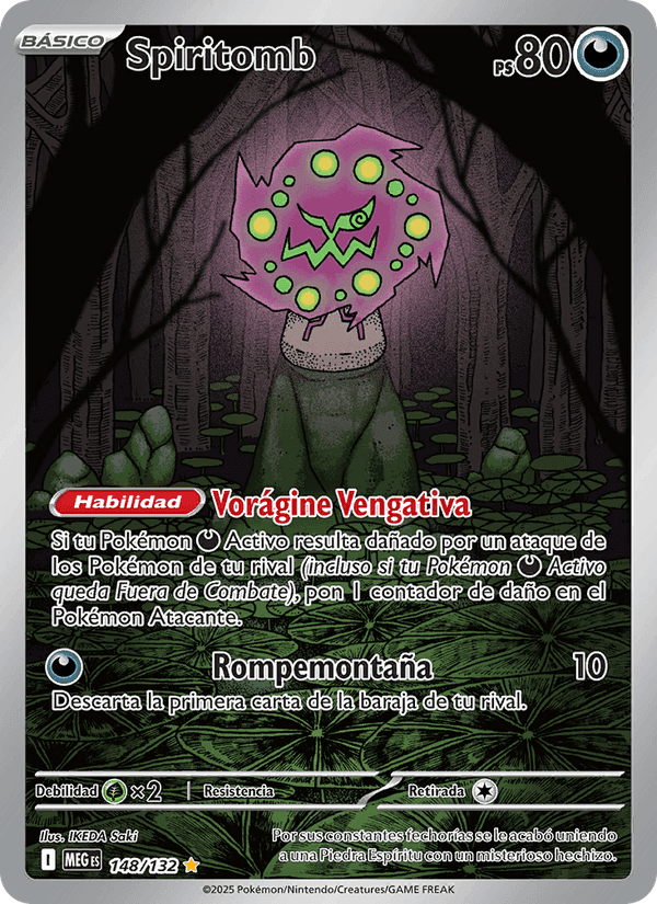 Spiritomb, card 148 from Megaevolución