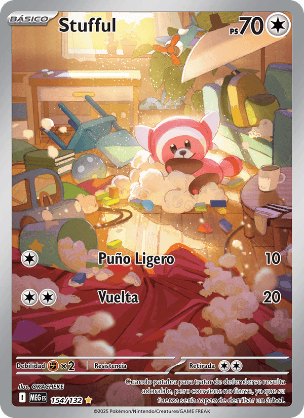 Stufful, card 154 from Megaevolución