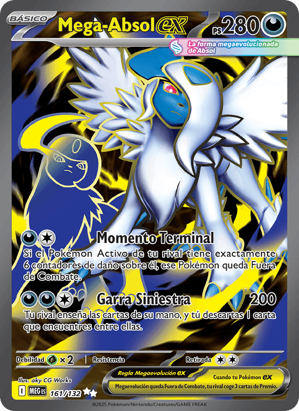 Mega-Absol ex, carta 161 de Megaevolución