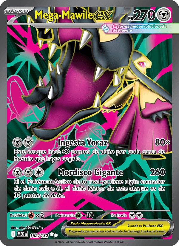 Mega-Mawile ex, carta 162 de Megaevolución