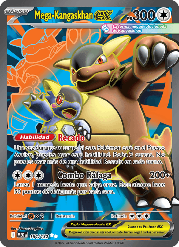 Mega-Kangaskhan ex, carta 164 de Megaevolución