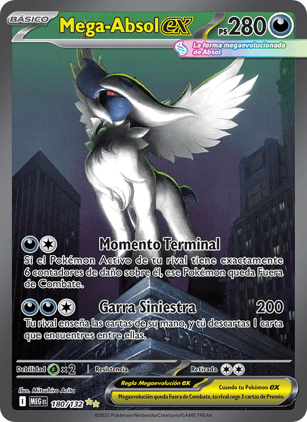 Mega-Absol ex, carta 180 de Megaevolución