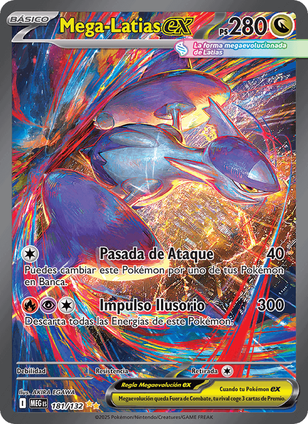 Mega-Latias ex, card 181 from Megaevolución