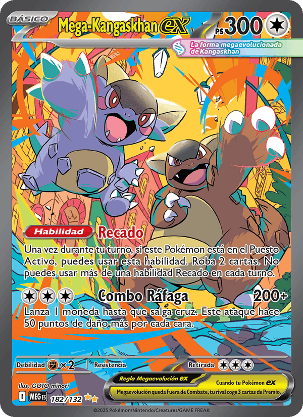Mega-Kangaskhan ex, carta 182 de Megaevolución