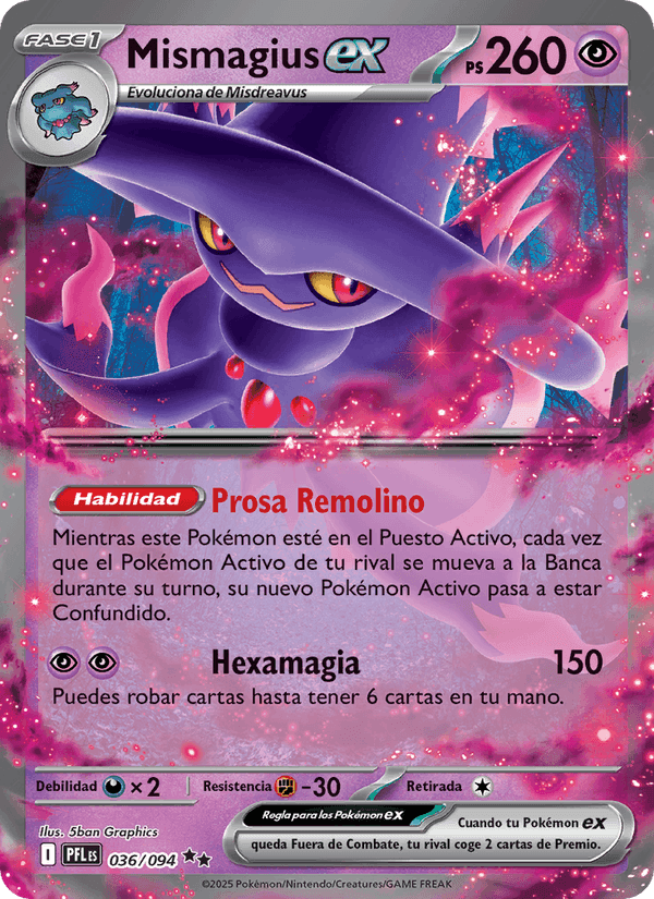 Mismagius ex, carta 036 de Fuegos Fantasmales