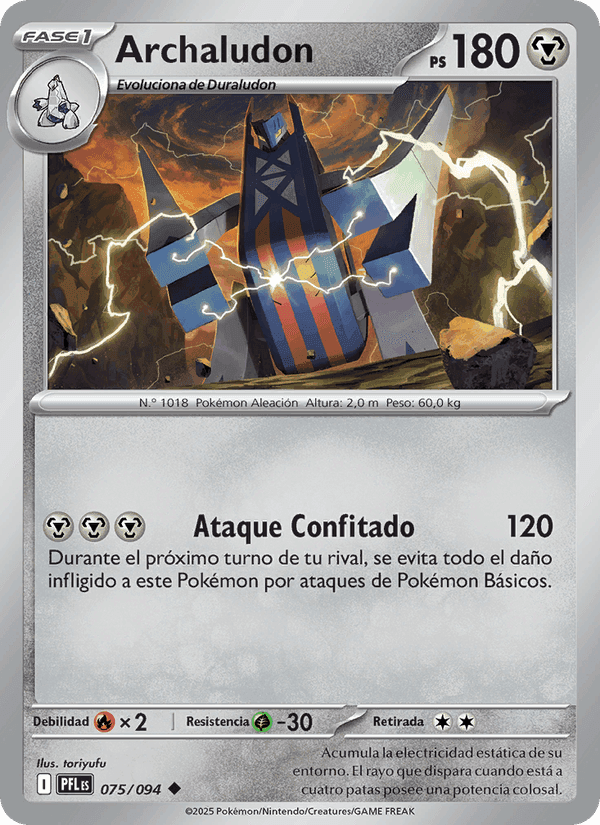Archaludon, carta 075 de Fuegos Fantasmales