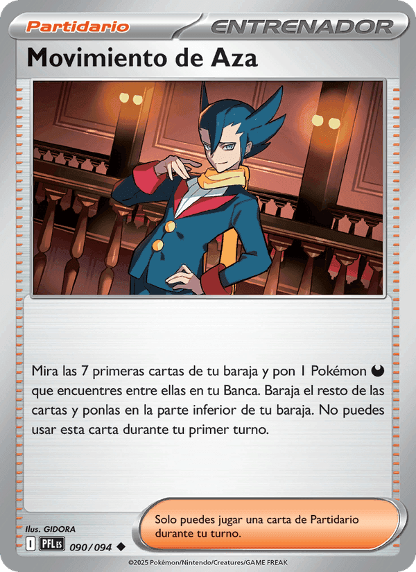 Movimiento de Aza, card 090 from Fuegos Fantasmales
