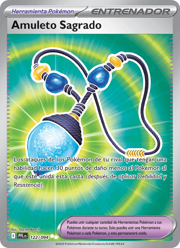 Amuleto Sagrado, card 122 from Fuegos Fantasmales