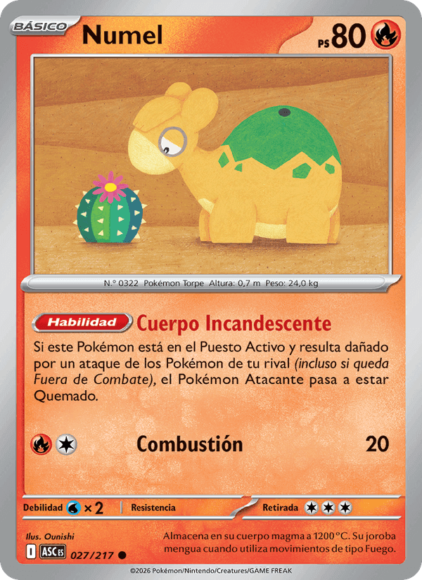 Numel, carta 027 de Héroes Ascendentes