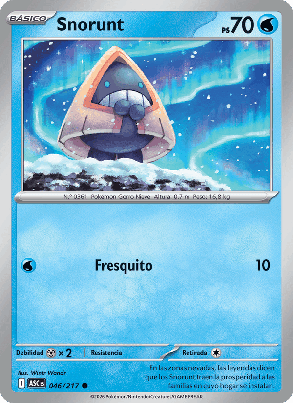 Snorunt, carta 046 de Héroes Ascendentes