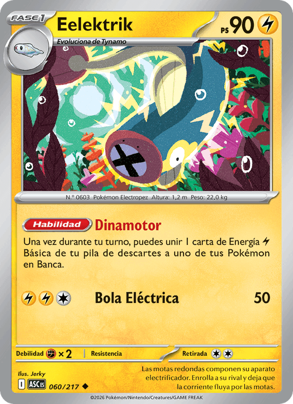 Eelektrik, carta 060 de Héroes Ascendentes