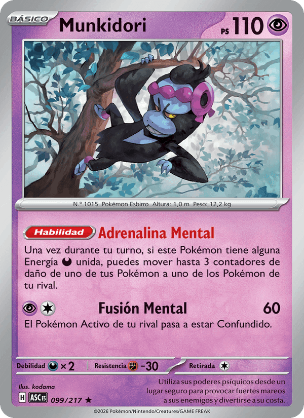 Munkidori, carta 099 de Héroes Ascendentes