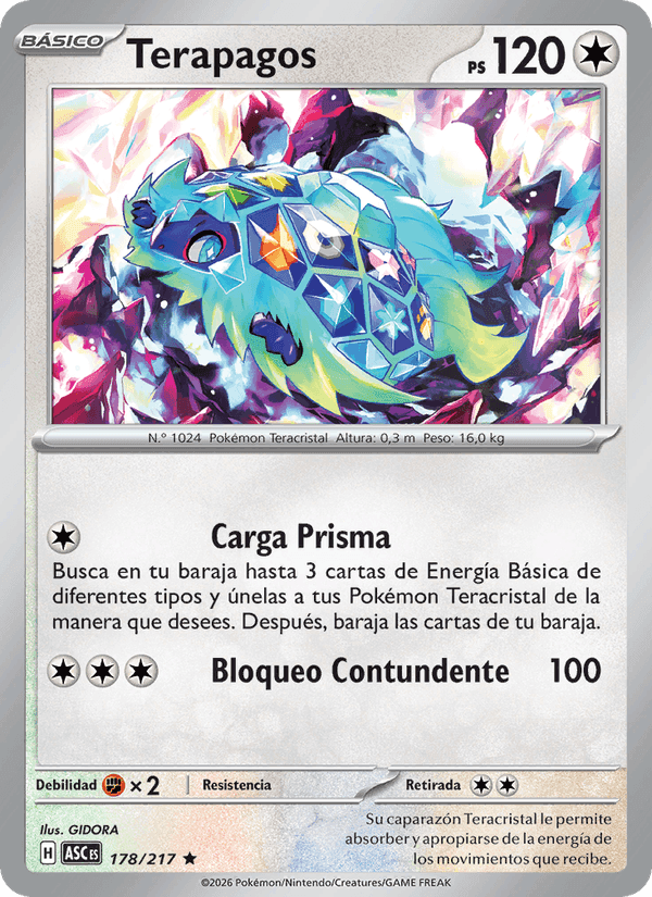 Terapagos, carta 178 de Héroes Ascendentes