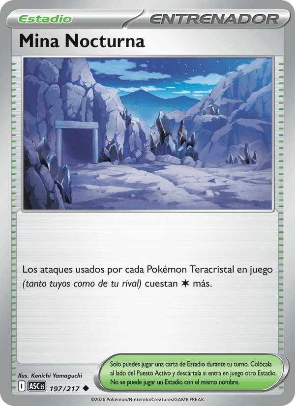 Mina Nocturna, carta 197 de Héroes Ascendentes