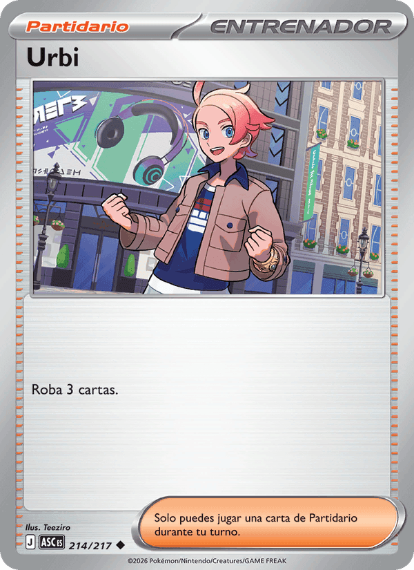Urbi, card 214 from Héroes Ascendentes