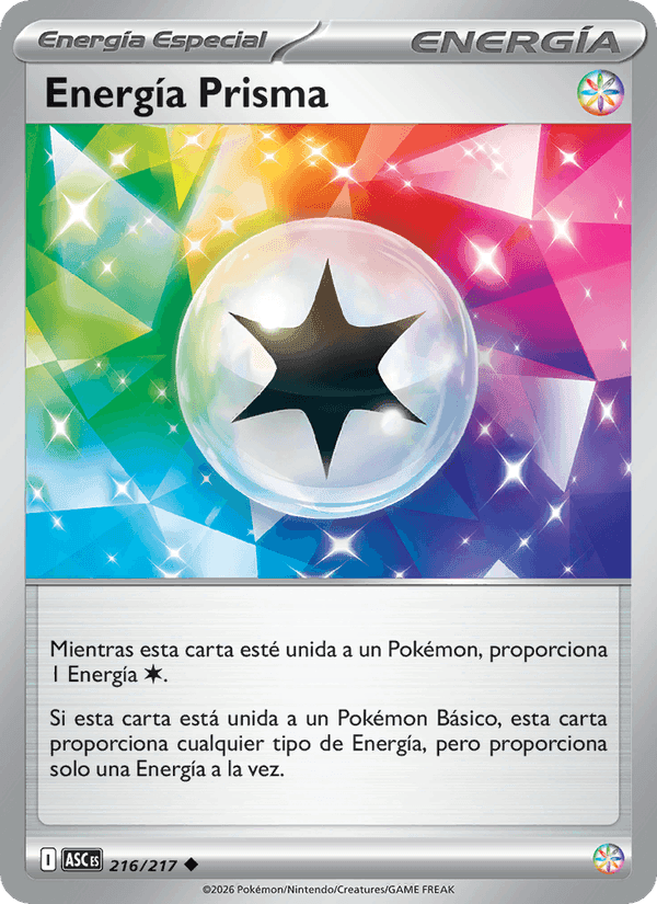 Energía Prisma, carta 216 de Héroes Ascendentes