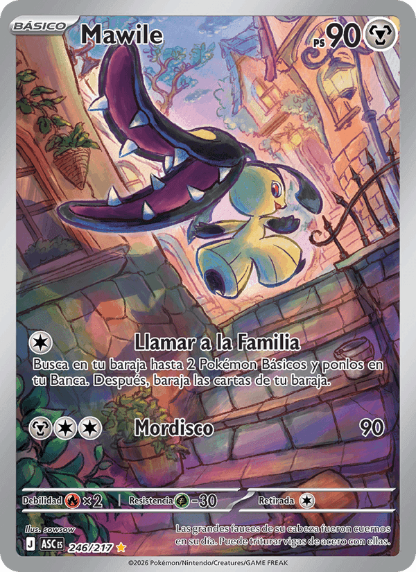 Mawile, carta 246 de Héroes Ascendentes