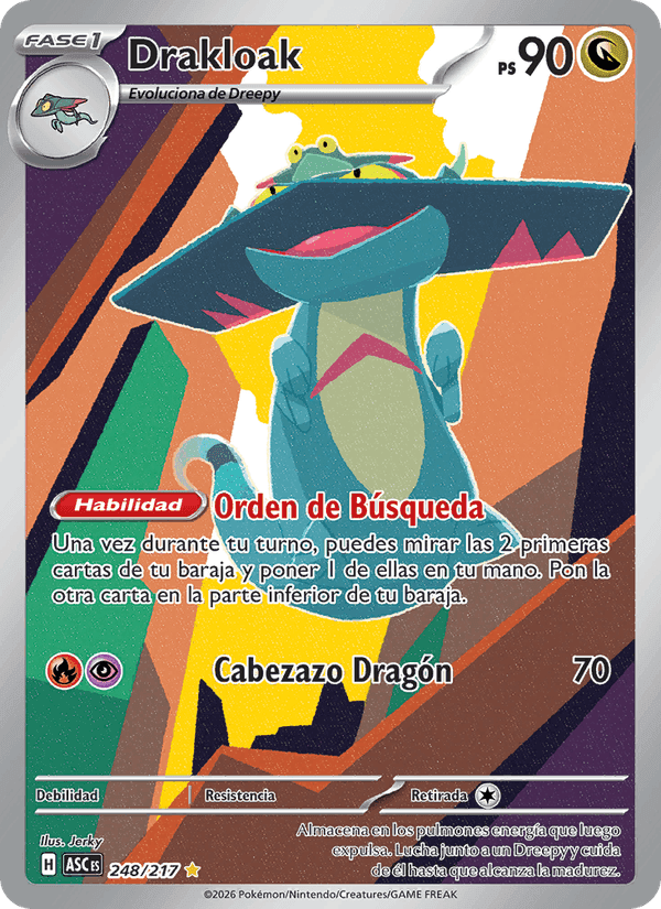 Drakloak, carta 248 de Héroes Ascendentes