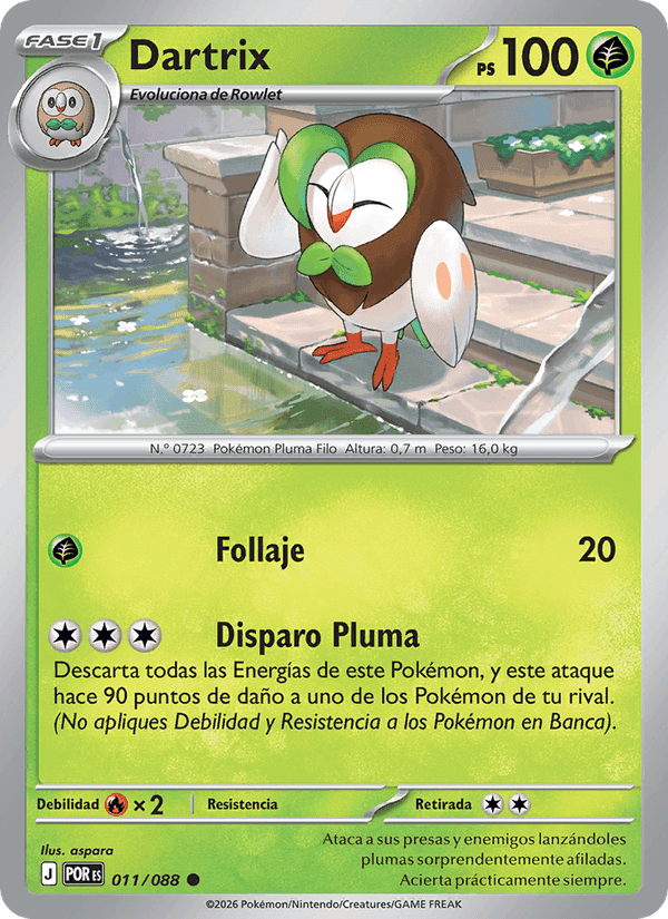 Dartrix, carta 011 de Equilibrio Perfecto