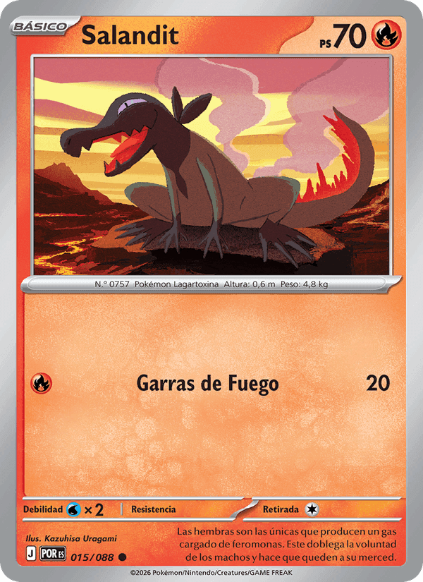 Salandit, carte 015 de Equilibrio Perfecto