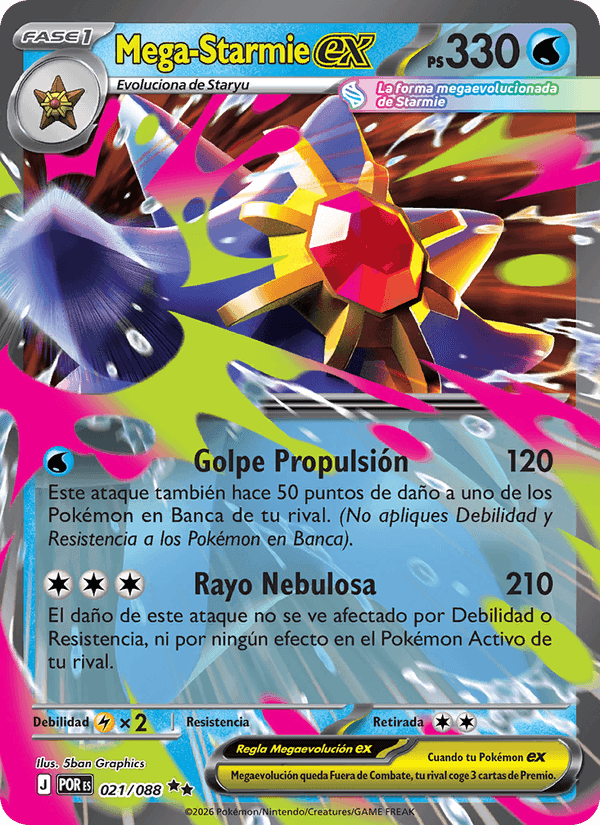 Equilibrio Perfecto の 021 番、Mega-Starmie ex