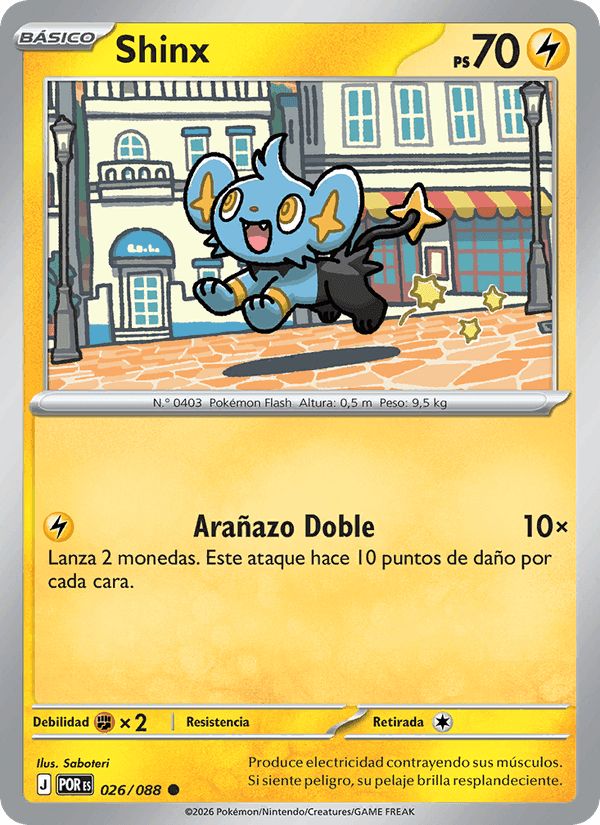 Shinx, carta 026 di Equilibrio Perfecto