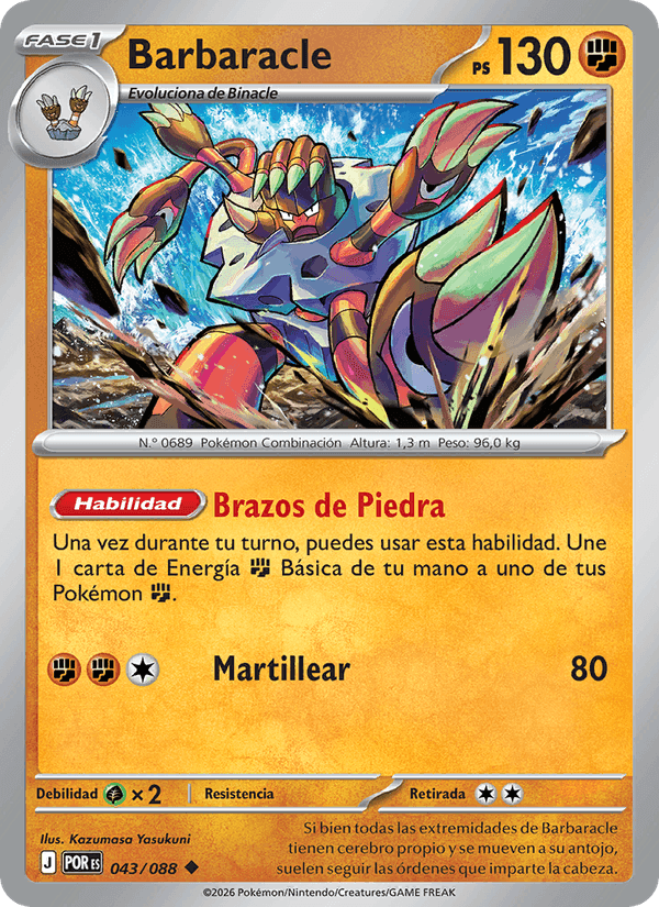 Barbaracle, carta 043 de Equilibrio Perfecto