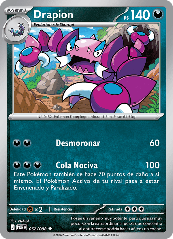 Equilibrio Perfecto の 052 番、Drapion