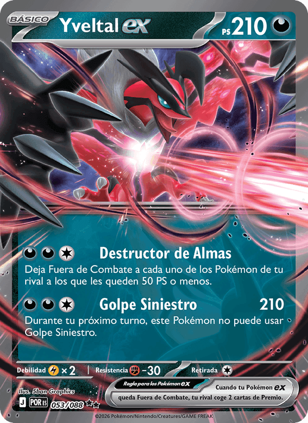 Yveltal ex, card 053 from Equilibrio Perfecto