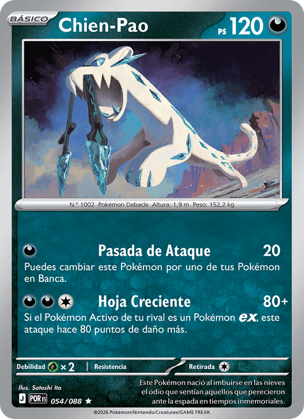 Chien-Pao, carta 054 de Equilibrio Perfecto