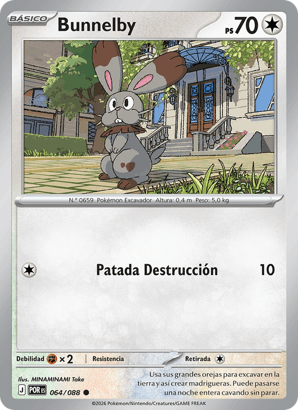Bunnelby, carta 064 de Equilibrio Perfecto