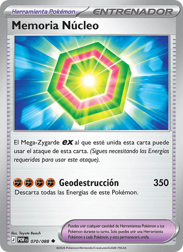 Memoria Núcleo, carta 070 di Equilibrio Perfecto