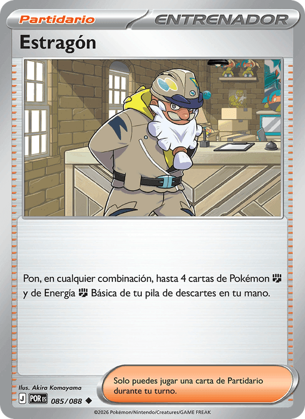 Estragón, carta 085 de Equilibrio Perfecto