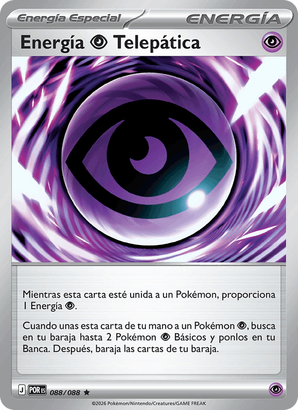 Energía Psychic Telepática, card 088 from Equilibrio Perfecto