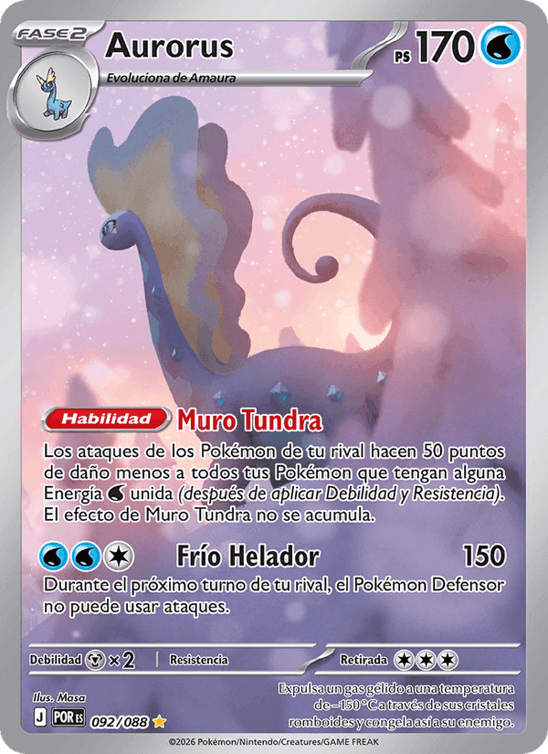 Aurorus, carta 092 de Equilibrio Perfecto