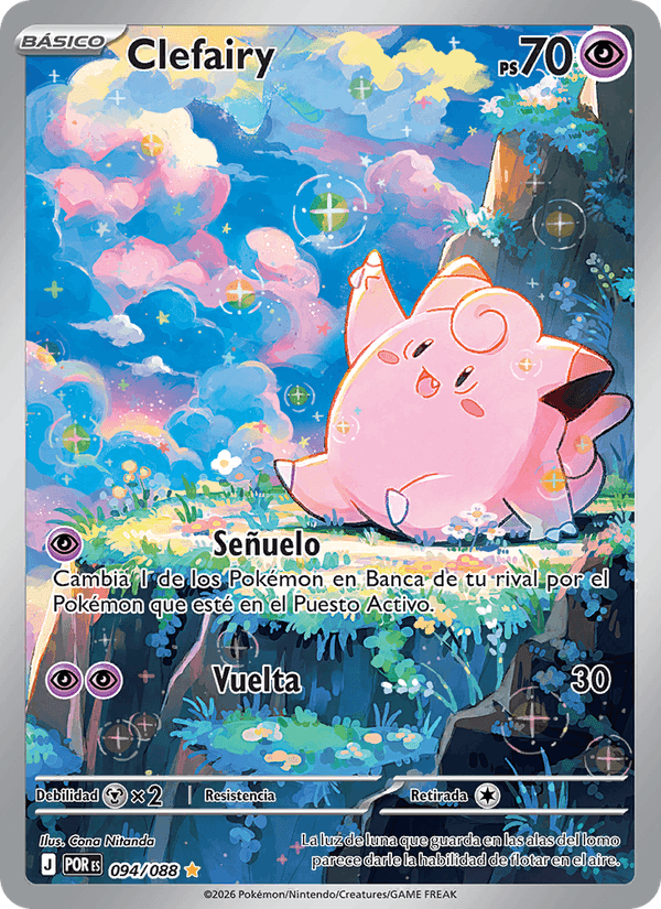 Clefairy, carta 094 di Equilibrio Perfecto