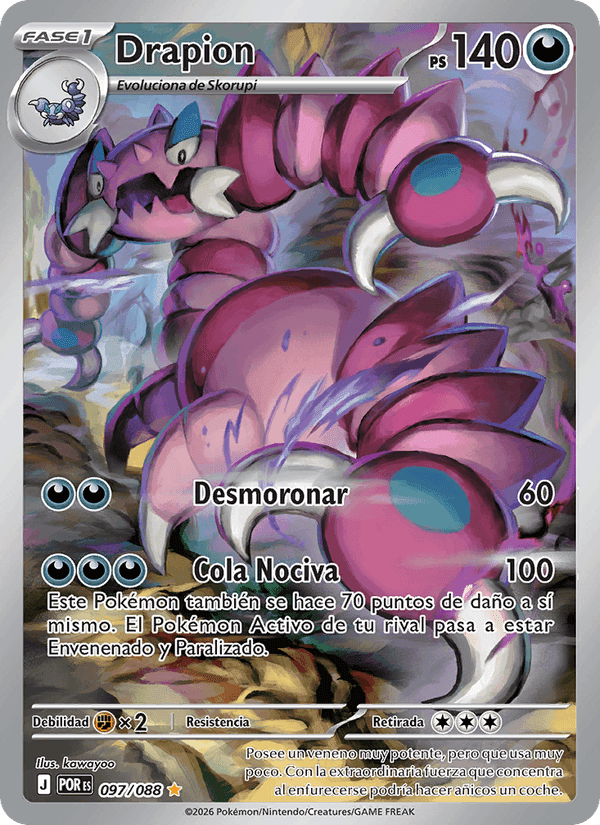 Drapion, carta 097 de Equilibrio Perfecto