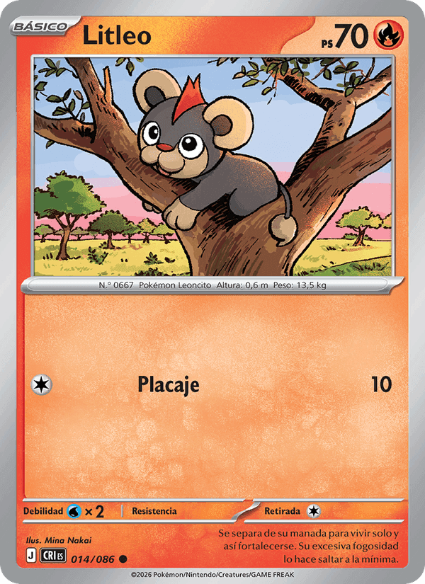 Litleo, card 014 from Caos Creciente