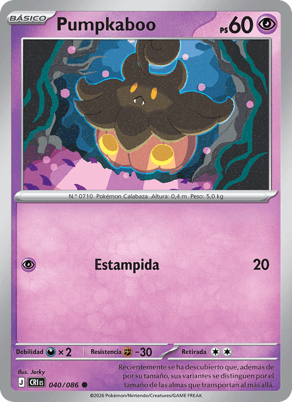Pumpkaboo, carta 040 di Caos Creciente