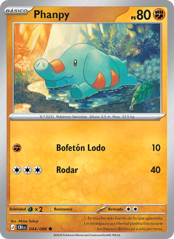 Caos Creciente の 044 番、Phanpy