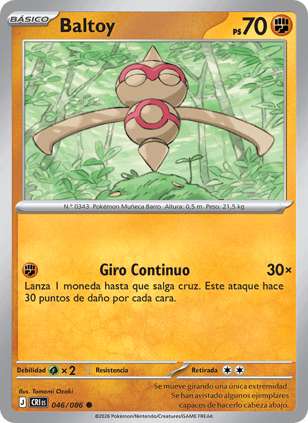 Baltoy, carte 046 de Caos Creciente