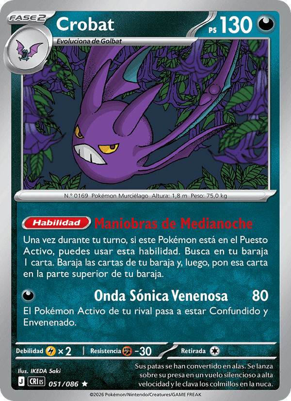 Crobat, carte 051 de Caos Creciente