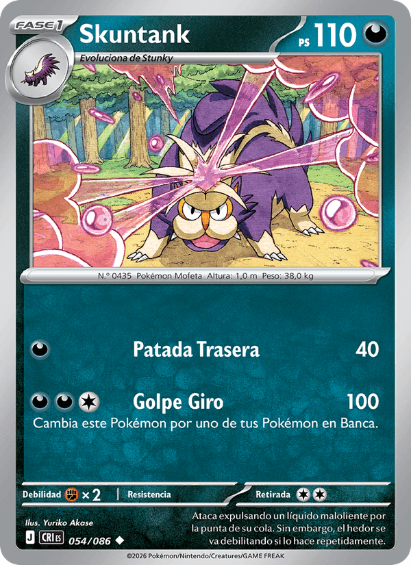 Skuntank, carta 054 di Caos Creciente