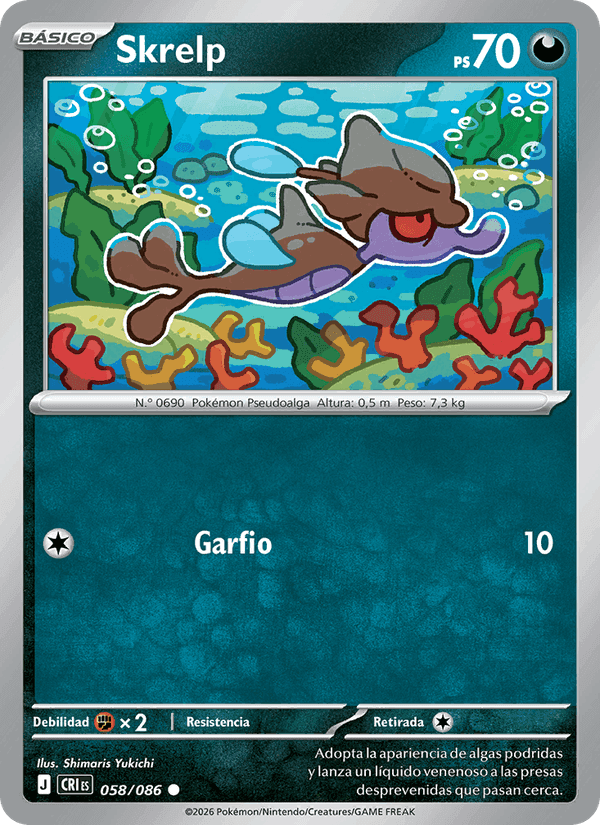 Skrelp, card 058 from Caos Creciente
