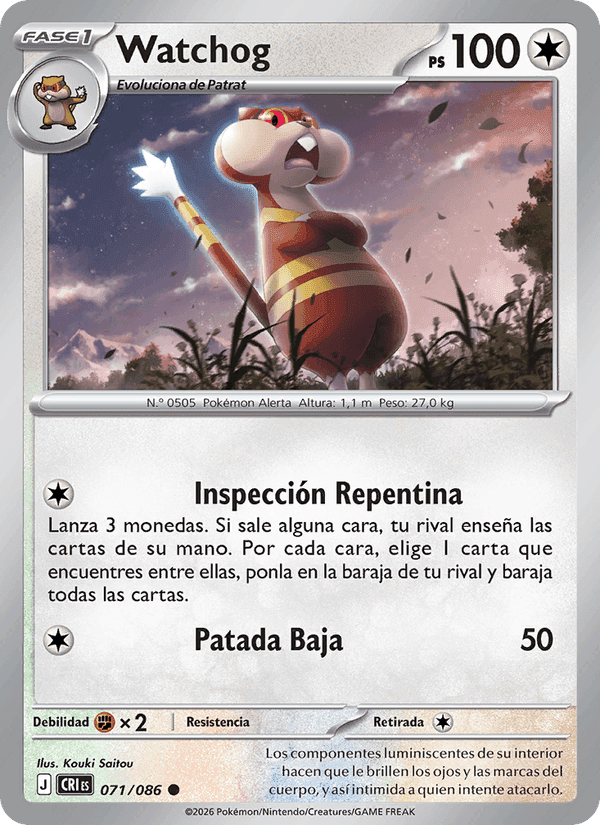 Watchog, card 071 from Caos Creciente