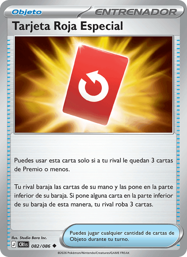 Tarjeta Roja Especial, carta 082 de Caos Creciente