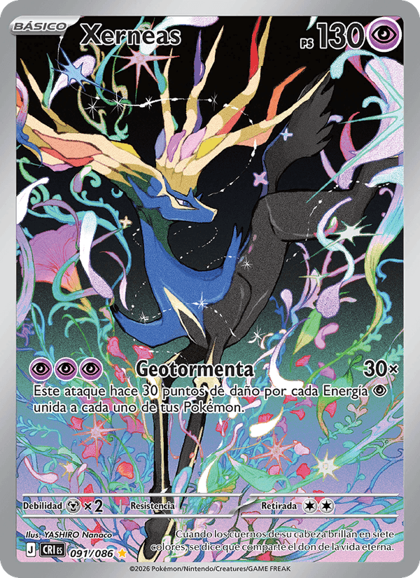 Xerneas, carta 091 de Caos Creciente