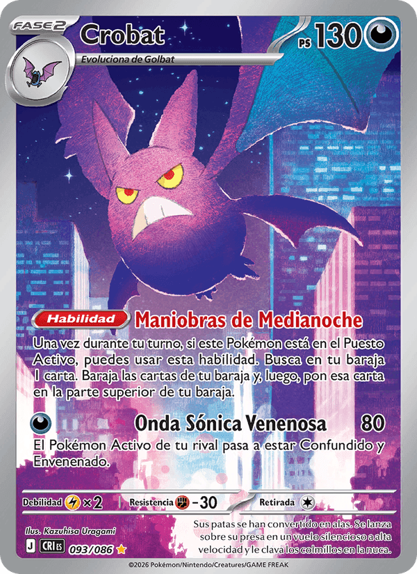 Crobat, carta 093 de Caos Creciente