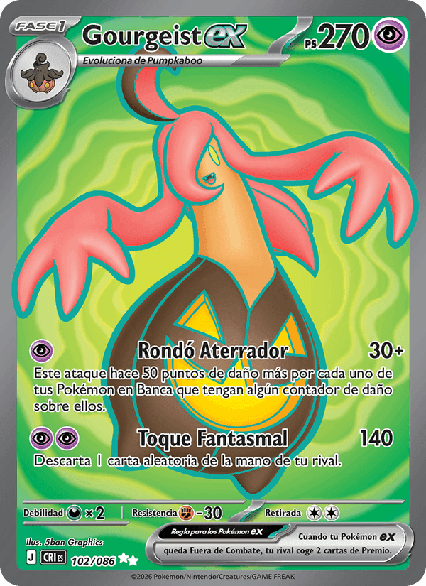 Gourgeist ex, carta 102 di Caos Creciente