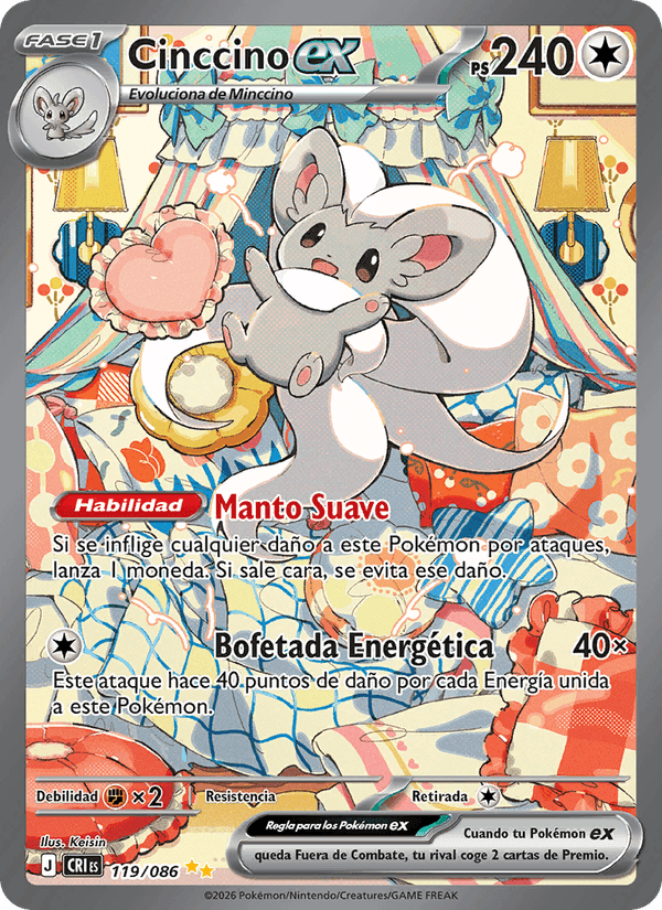 Cinccino ex, carta 119 di Caos Creciente